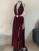 Her Quiet Exit Long Dress