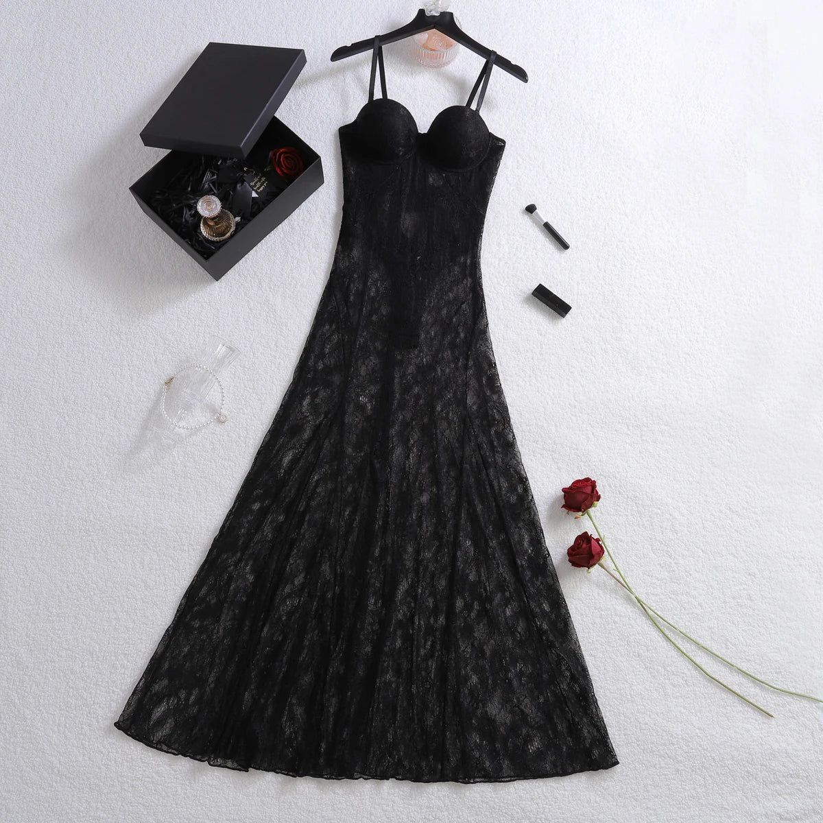 Fearlessly In Control Long Dress