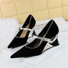 Sorry For Being Fabulous Wedges Shoes