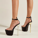 Nightlight Noir Pump Sandals