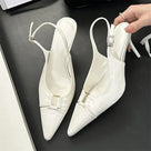 Hollow Out Pumps Slingback Shoes