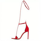 Long T-Strap Cover Heel Stiletto