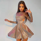 'Til We Cross The Line Mini Dress