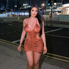 Drunk Under A Streetlight Mini Dress