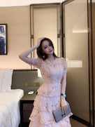 Light Kisses Midi Dress