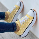 Wishing On Dandelions Mid-Top Sneakers