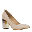 Sheepskin Gradient Color Heels Pump
