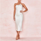 Snow Breeze Mid-Calf Dress