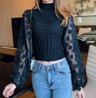 She Likes Everyone Knitted Blouse