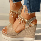 Mermaid's Pearl Story Heeled Sandal