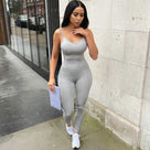 Meant To Be Bodycon Sporty Jumpsuit