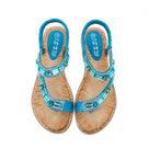 Cross Border Rhinestone T-Strap Flat Sandal