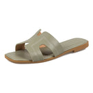 Enjoy The Leather Flat Sandal
