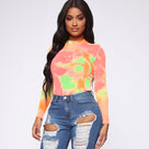 Tie Dye Eyes Bodysuit