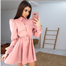Love Drama Puff Sleeve Mini Dress