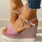 Mermaid's Pearl Story Heeled Sandal