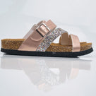 Romanesque Buckle Strap Bling Sandal