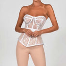 Corsé de encaje sin tirantes Yesterday