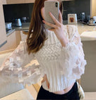 She Likes Everyone Knitted Blouse