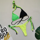 In Screaming Color Bikini