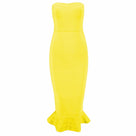 Elegant  Strapless Slashneck Sleeveless Mermaid Women Long Dress