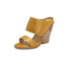 Croco Embossed Chunky Heel