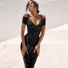 Set Fire Mid Calf Dress