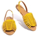 Casual Weave Hollow Flat Slingback Sandal