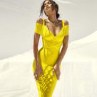 Set Fire Mid Calf Dress